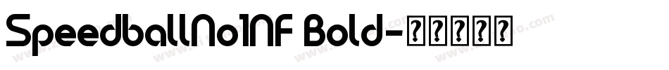 SpeedballNo1NF Bold字体转换